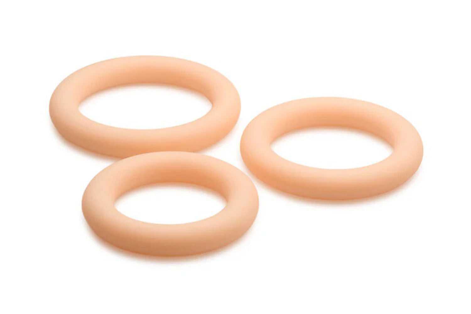 Jock Silicone Cock Ring Set in - Light Luxe Ember Essentials
