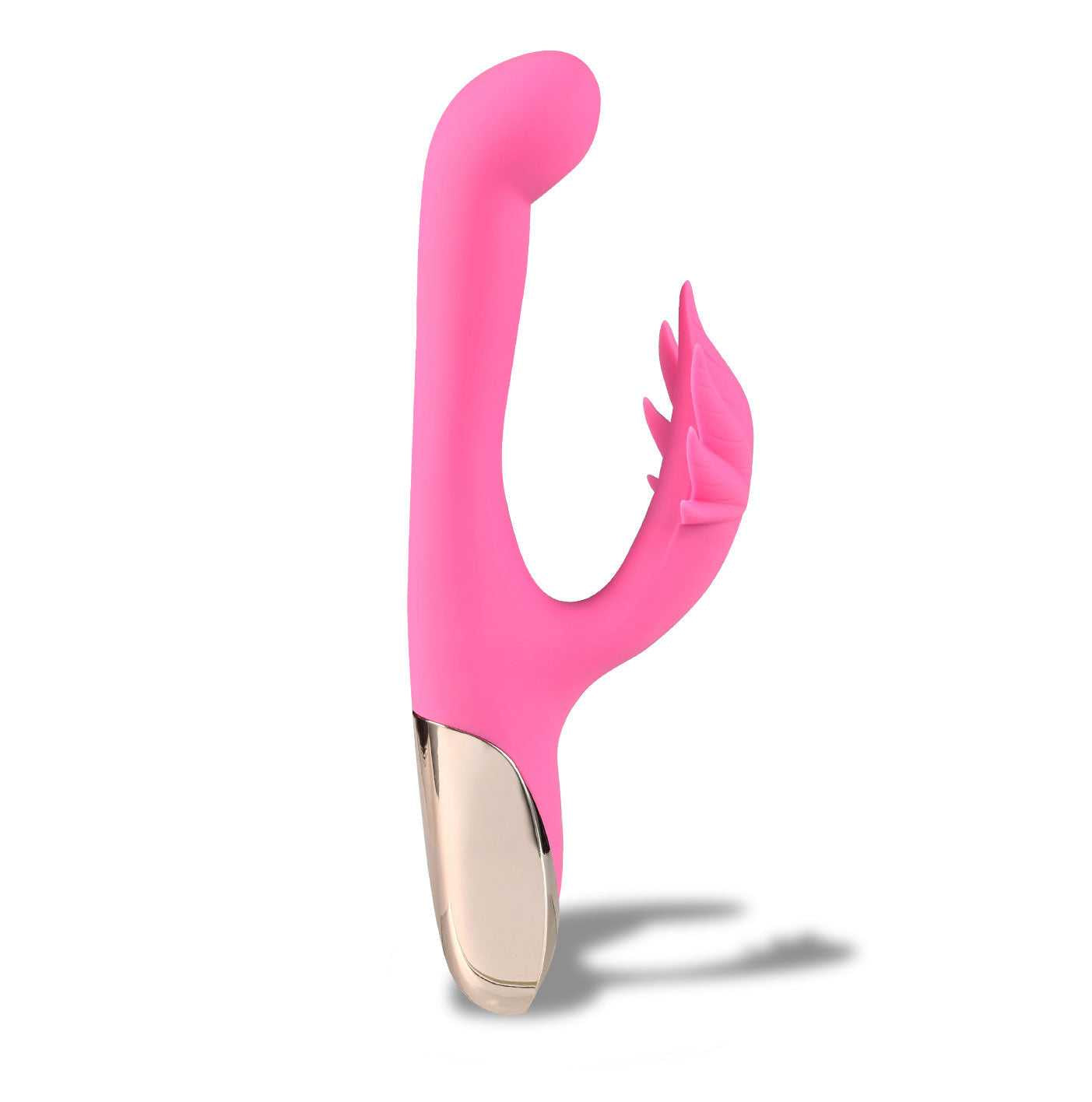 Maui 420 Series - Dual Motor G-Spot Pot Leaf - Rechargeable Vibrator - Pink Luxe Ember Essentials