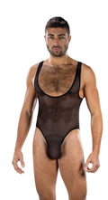 Fierce Deep v Mesh Bodysuit - Os - Black Luxe Ember Essentials