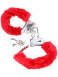 Fetish Fantasy Series Beginner's Furry Cuffs - Red Luxe Ember Essentials