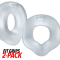 "Fit Grips 2-Pack Ergo-Fit Cockrings Clear Clear HUJ-152-CLR"