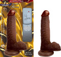 Lifelike Vibrating Black Baron 5'' Luxe Ember Essentials