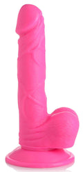 Pop Pecker 6.5 Inch Dildo With Balls - Pink Luxe Ember Essentials