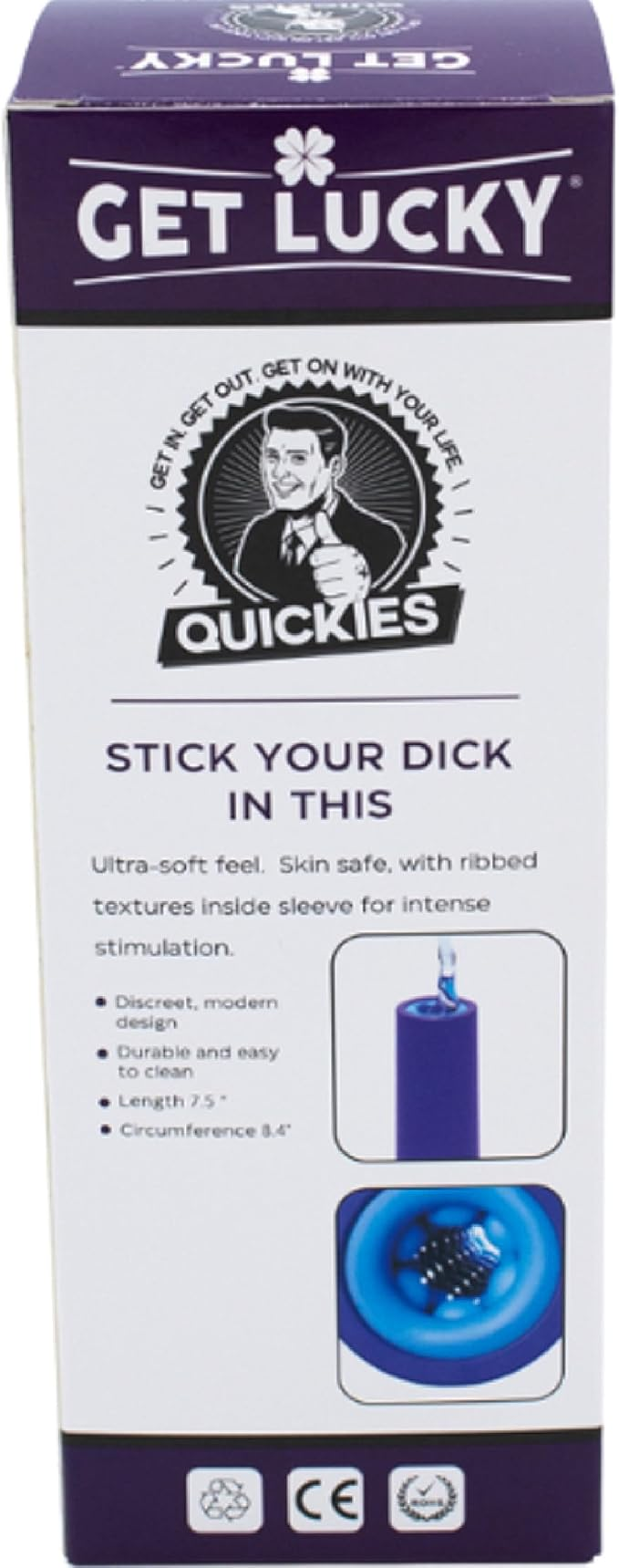 "Get Lucky Quickies Stick Your Dick in This Masturbator VB-GL-0527"