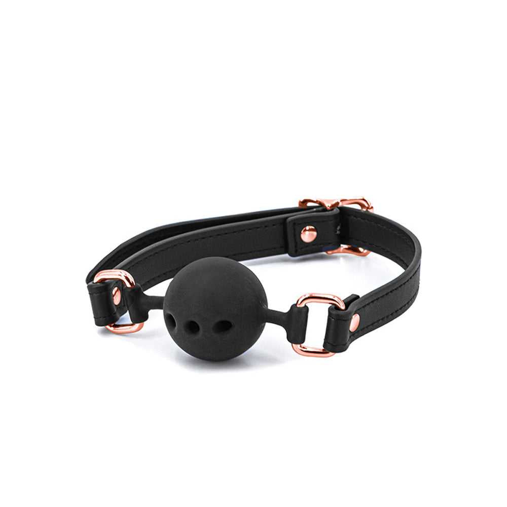Bondage Couture - Ball Gag - Black Luxe Ember Essentials