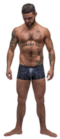 Blue Streak Mini Short - Blue - Medium Luxe Ember Essentials