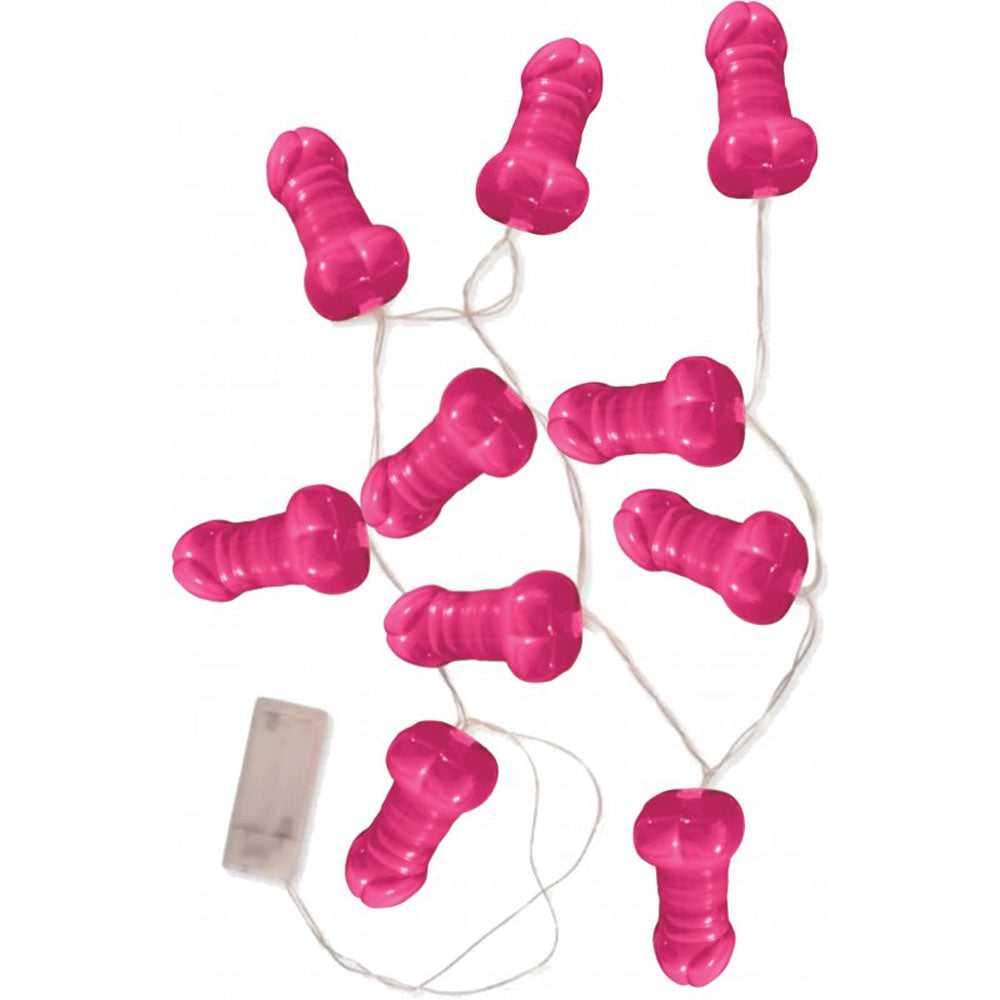 Light Up Pink Pecker String Lights Luxe Ember Essentials