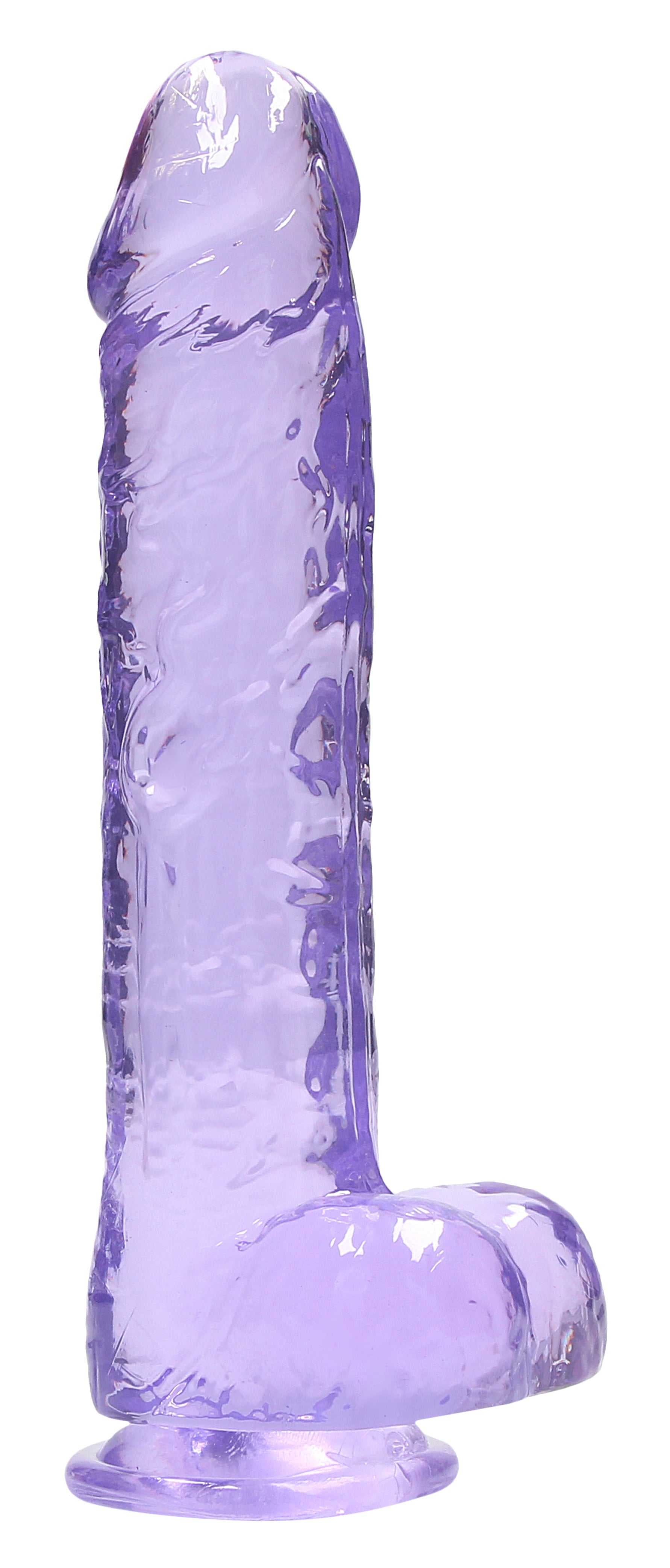 9 Inch Realistic Dildo With Balls - Purple Luxe Ember Essentials