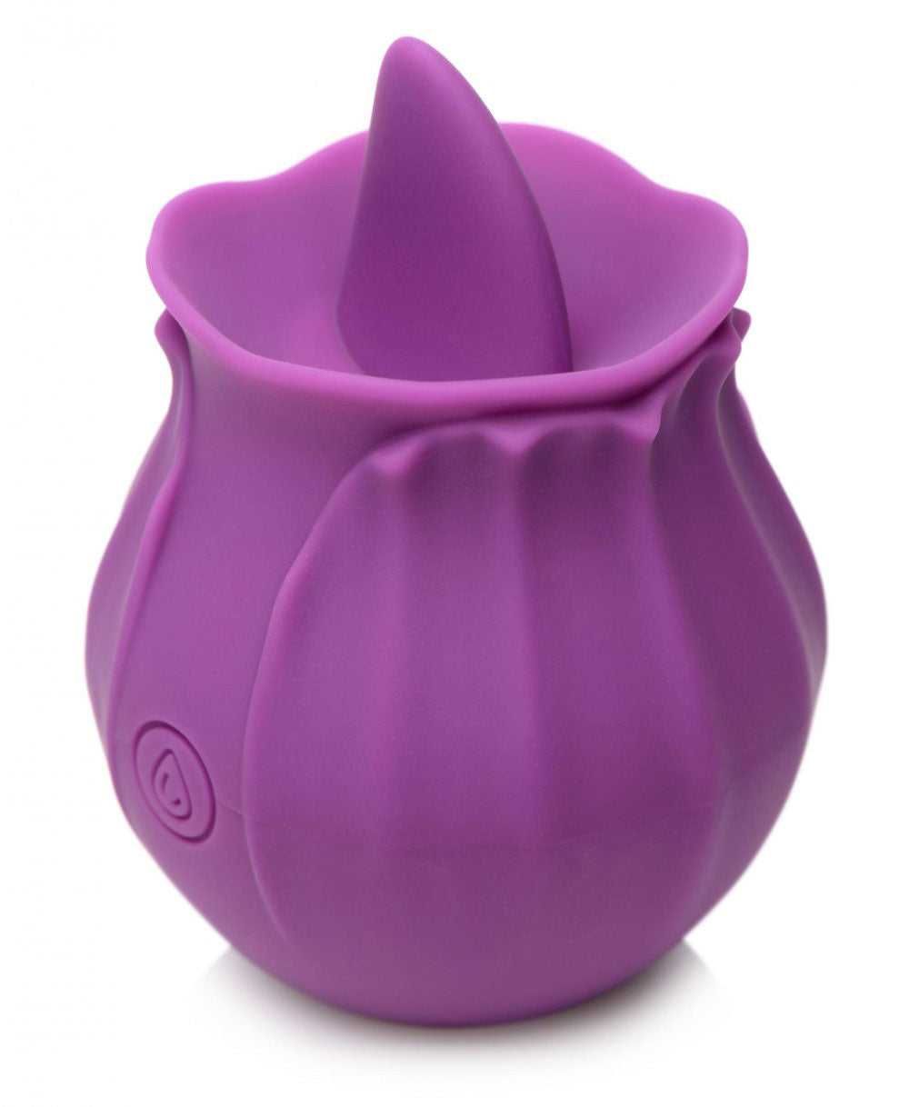 Inmi - Bloomgasm Wild Violet Licking Silicone Stimulator - Violet Luxe Ember Essentials
