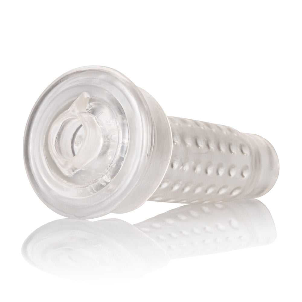 Optimum Series Stroker Pump Sleeve Pussy Luxe Ember Essentials