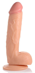 Pop Pecker 8.25 Inch Dildo With Balls - Light Luxe Ember Essentials