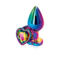 Rear Assets - Multicolor Heart - Medium - Rainbow Luxe Ember Essentials