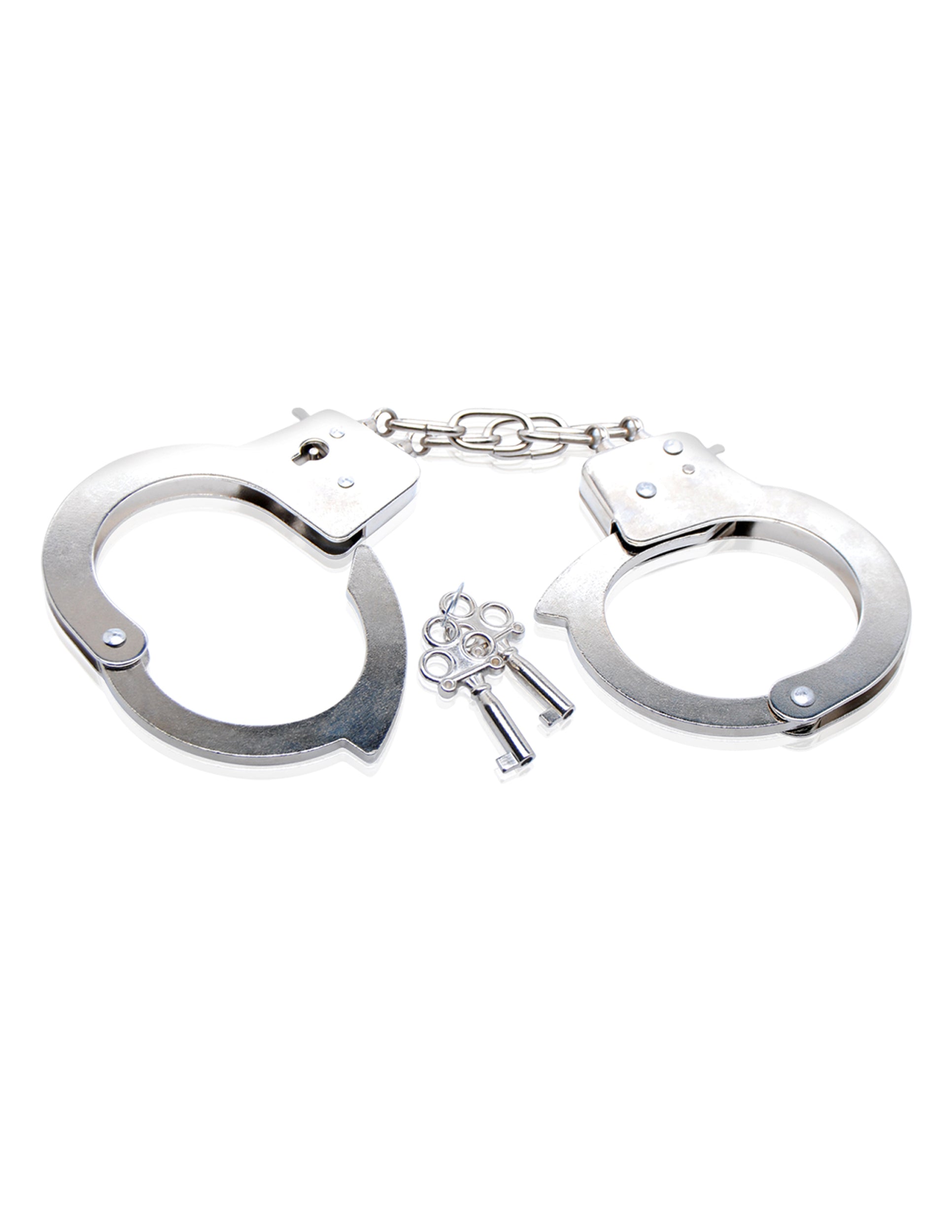 Fetish Fantasy Series Beginner's Metal Cuffs Luxe Ember Essentials