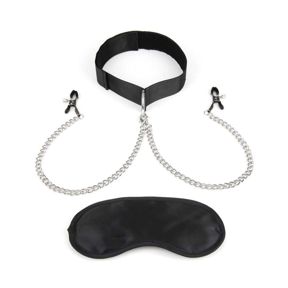 Collar and Nipple Clips Luxe Ember Essentials