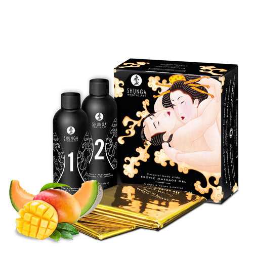 Oriental Body - to - Body - Massage Gel - Melon Mango Luxe Ember Essentials