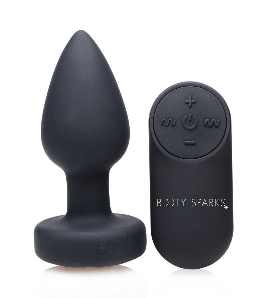 7x Light Up Rechargeable Anal Plug - Small Luxe Ember Essentials