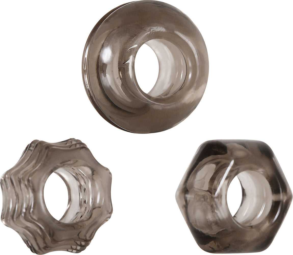 Triple Thick Cockrings Luxe Ember Essentials