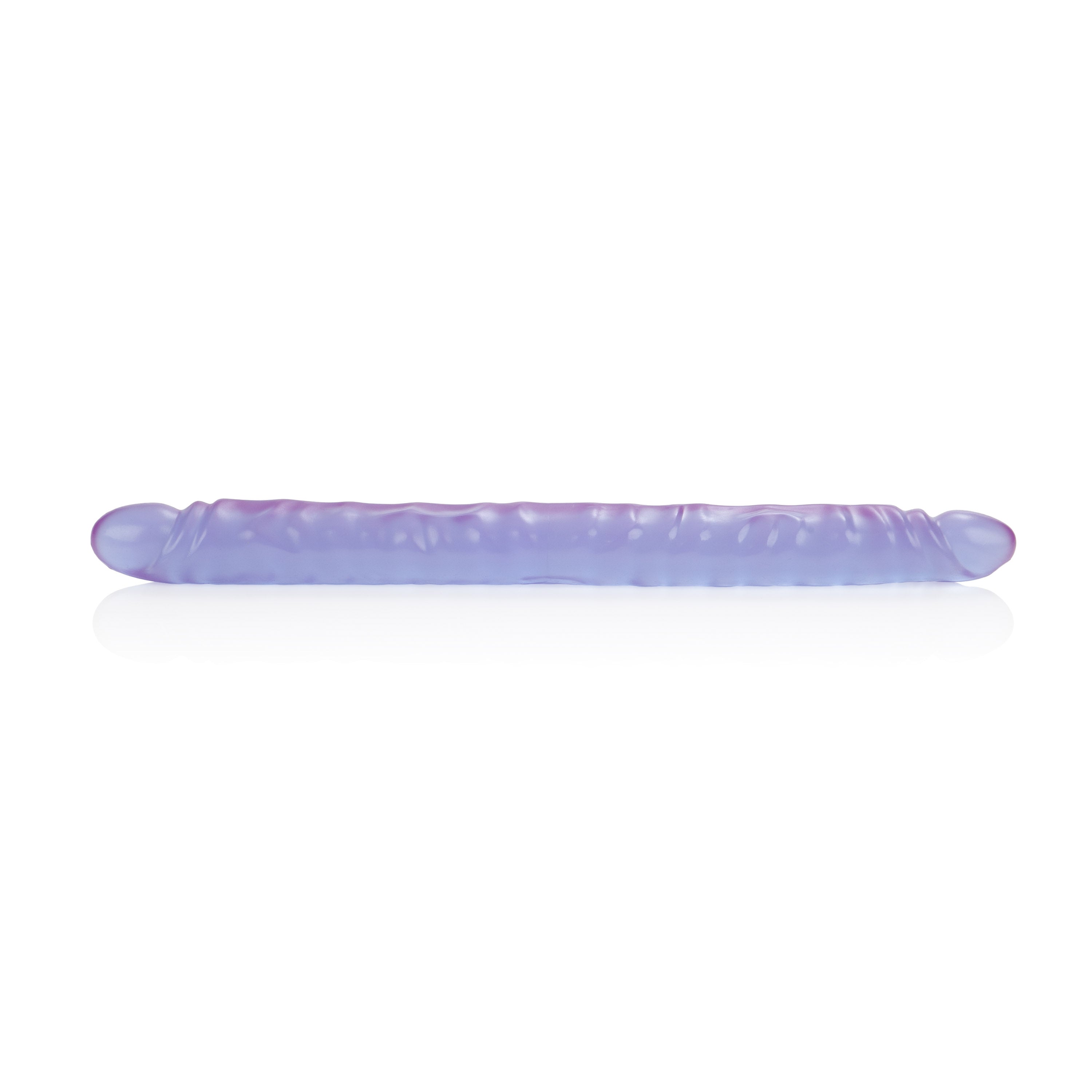 Slim Jim Duo 17 Inches Veined Super Slim Dong - Purple Luxe Ember Essentials