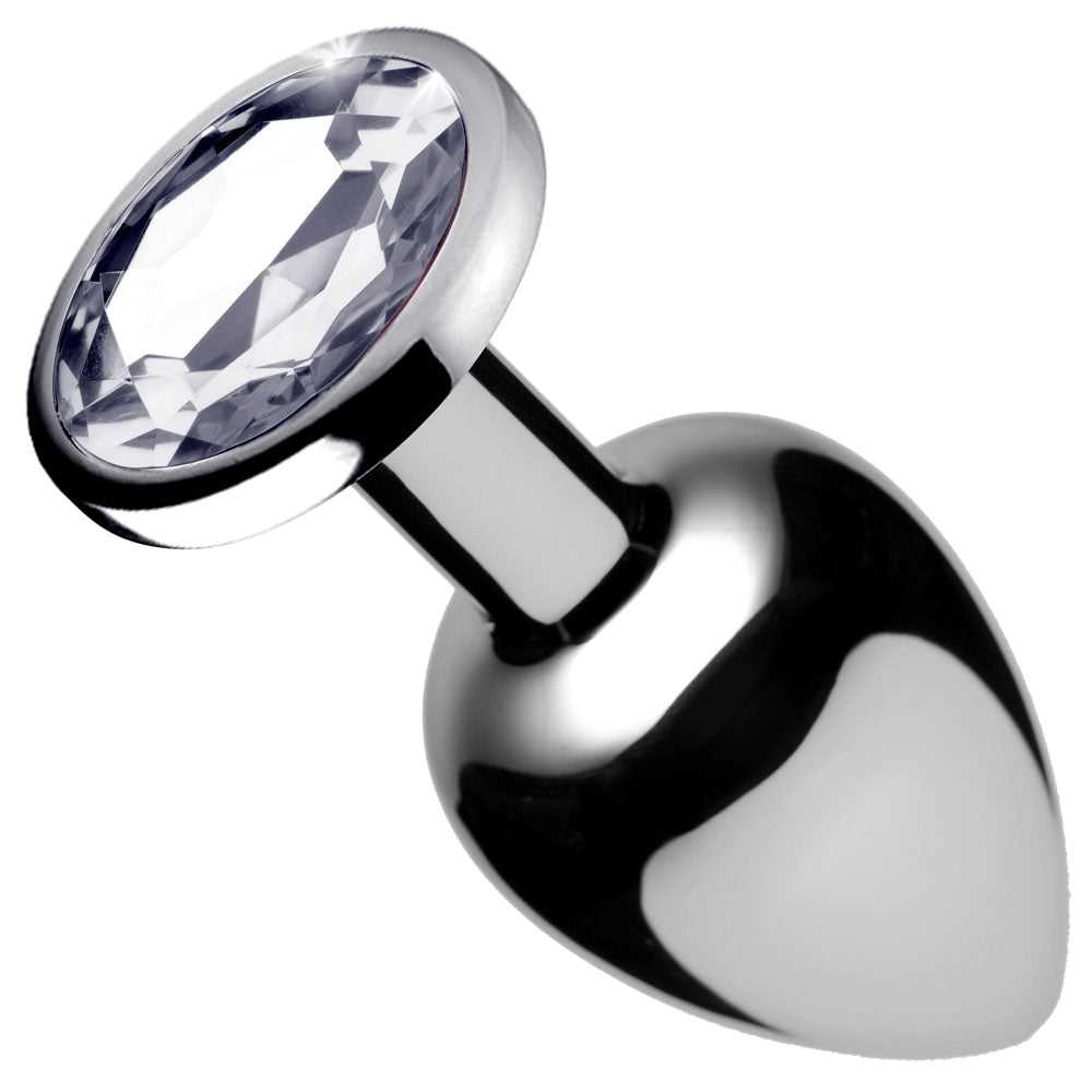 Clear Gem Anal Plug - Medium Luxe Ember Essentials