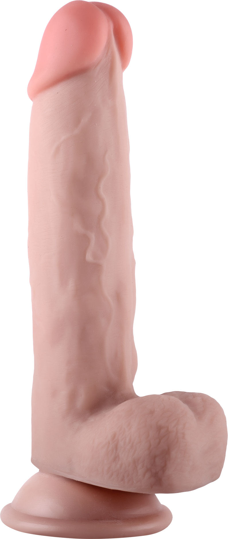 Real Skin 7.5" Dual Layer Dildo - Beige