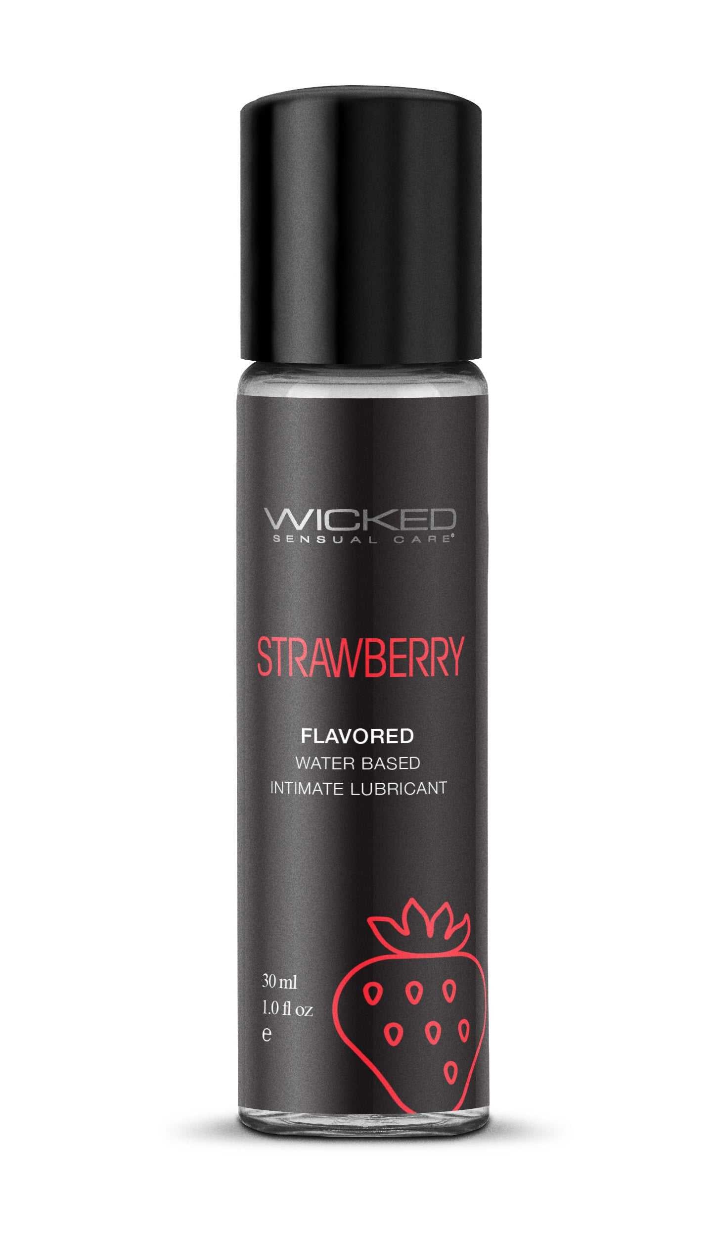 Aqua Strawberry Flavored Water Based Intimate Lubricant - 1 Fl. Oz. Luxe Ember Essentials