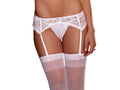 Lace Garterbelt - One Size - White Luxe Ember Essentials