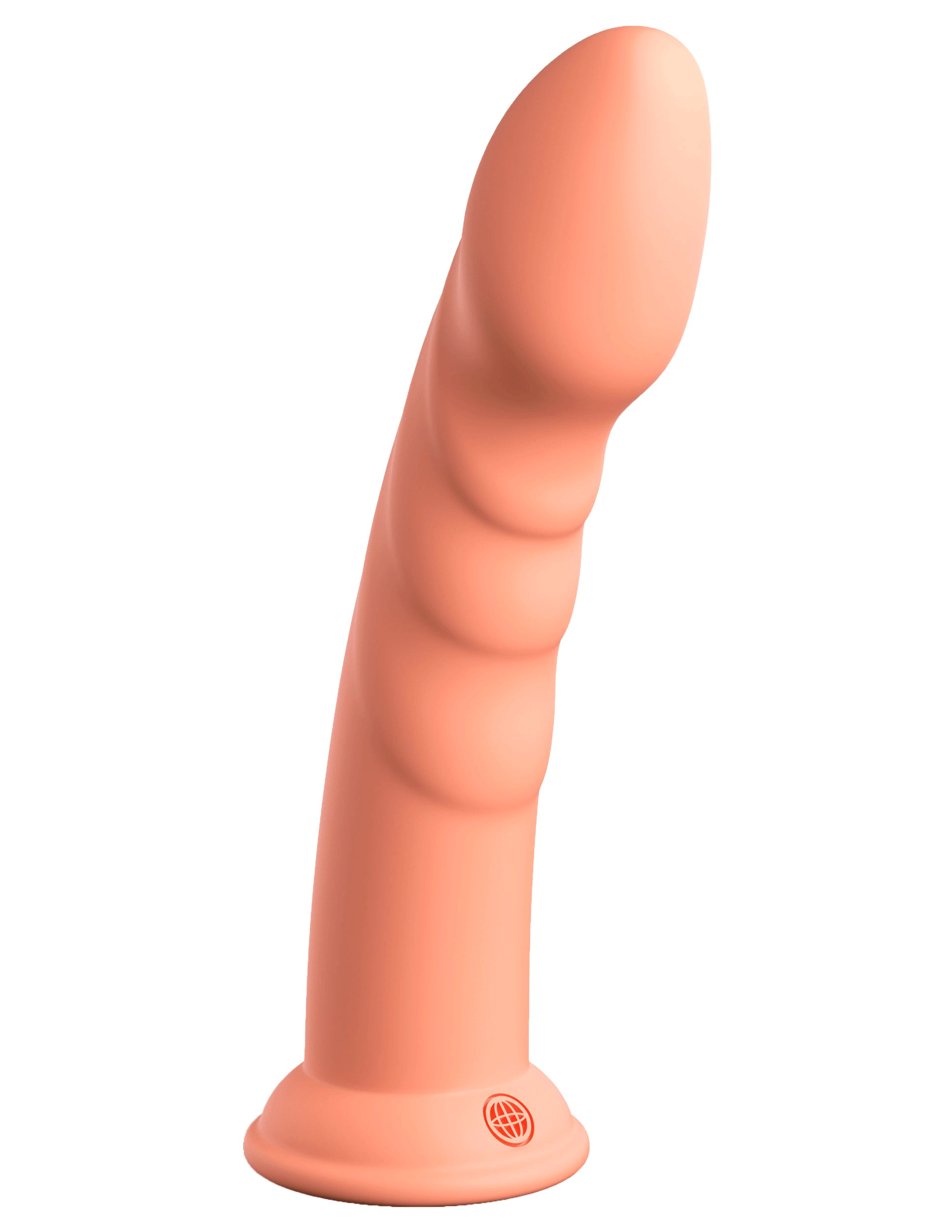 Dillio Platinum - Super Eight 8 Inch Dildo - Peach Luxe Ember Essentials